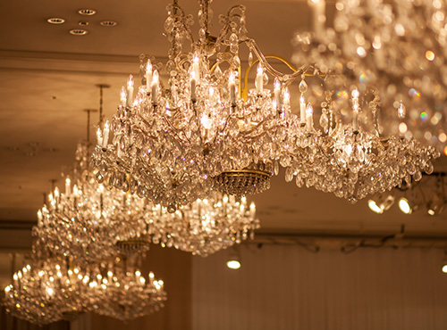 シェラトン都ホテル東京 ウエディングの披露宴会場醍醐風景